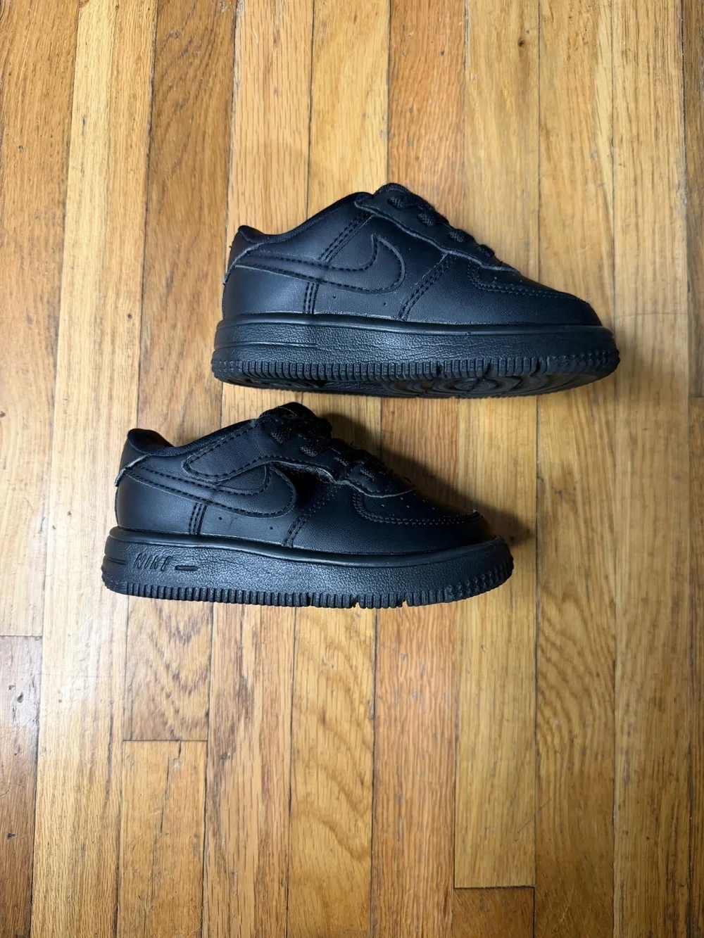 Nike 7C Black Force 1  Low all black toddler sneakerqqqqqq